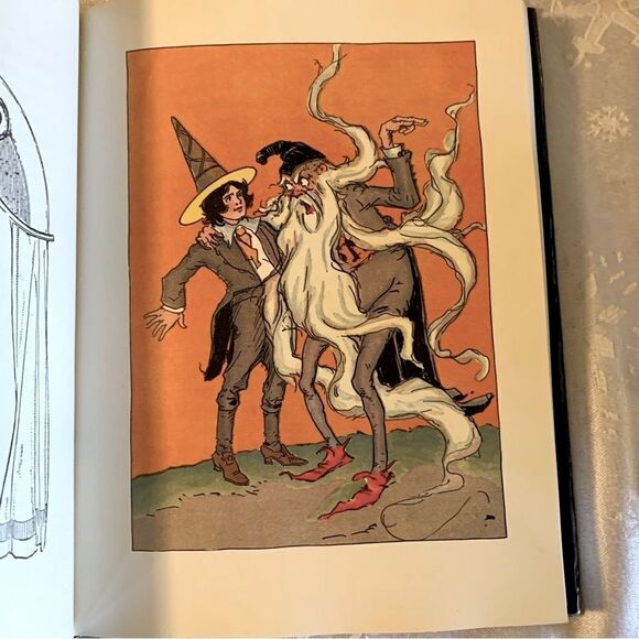 1999 The Magic of Oz Book Frank L Baum Dust Jacket Color Plates - Picture 10 of 13
